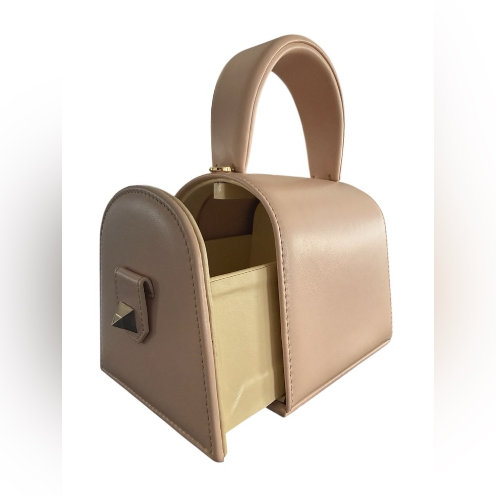 Salar Milano Collection Structured Mini Bag – Blush